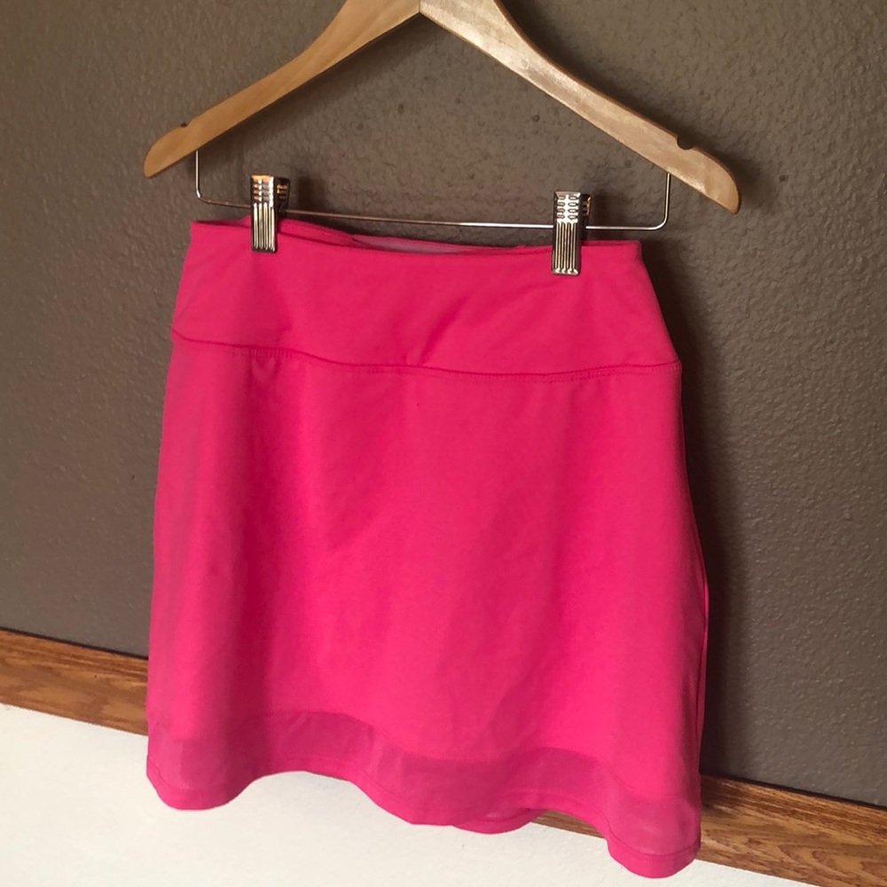 Pink size small golf skort